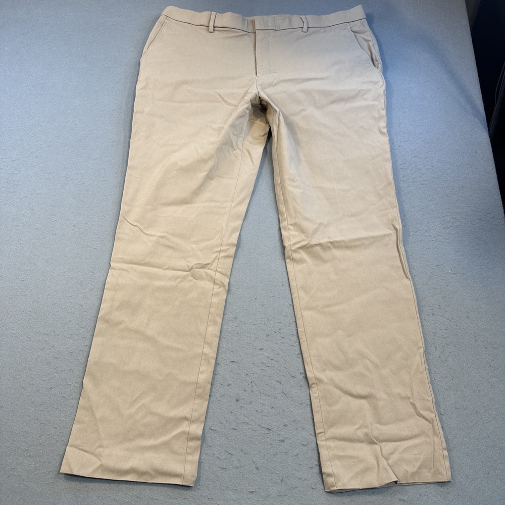 Tommy Hilfiger Pants‎ Mens 46 X 32 Khaki Straight Leg Performance Stretch